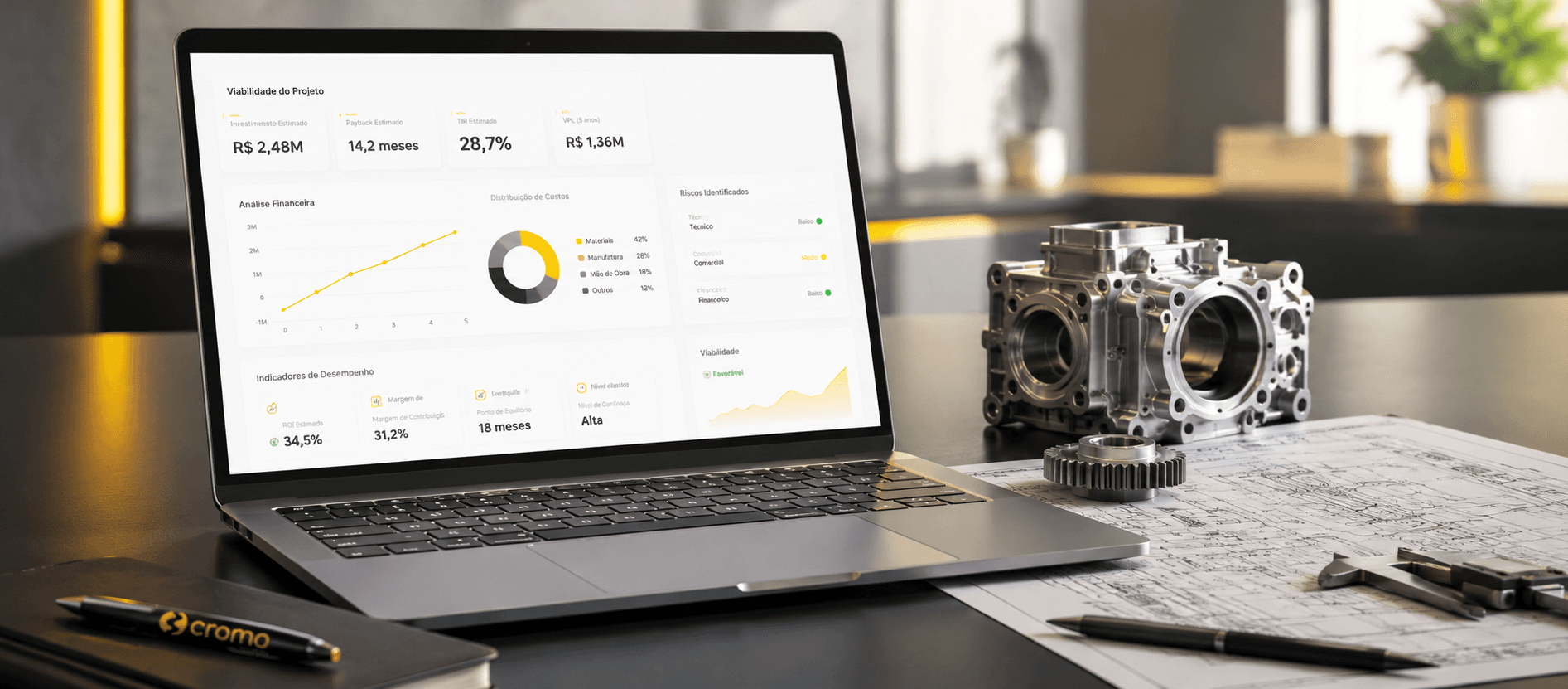 Hero de estudo de viabilidade